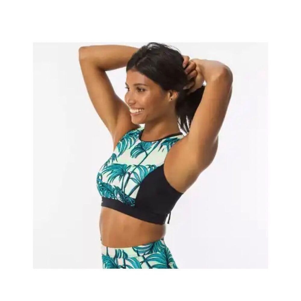Olaian Carla presana back  zip bikini top Great bikini top
